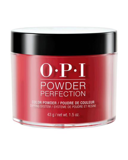 OPI POWDER PERFECTION I DIPPING SYSTEM Acrylic nails reinvented. Faster, easier &amp; odor-free. Gel-like shine and weeks of wear. Dries almost instantly, no need to light cure. Easy soak-off wrap removal | Natural feeling results | 29 iconic OPI shades. 