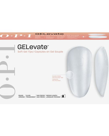 Gel extensions have never been faster. These clear soft gel tips come in a medium length, stiletto shape and are pre-prepped and ready to go straight out of the box.