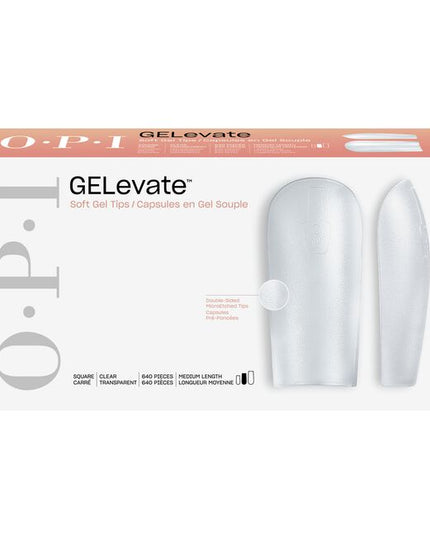Gel extensions have never been faster. These clear soft gel tips come in a medium length, stiletto shape and are pre-prepped and ready to go straight out of the box.