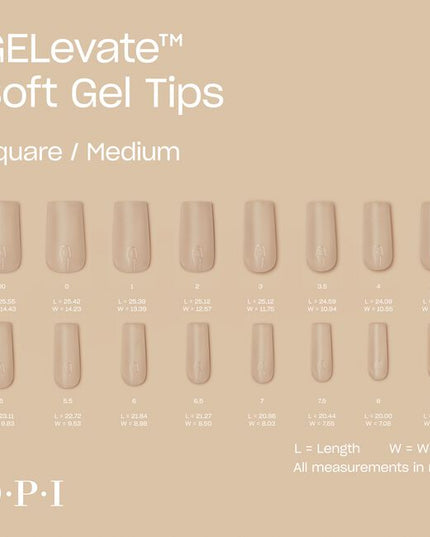 Gel extensions have never been faster. These clear soft gel tips come in a medium length, stiletto shape and are pre-prepped and ready to go straight out of the box.