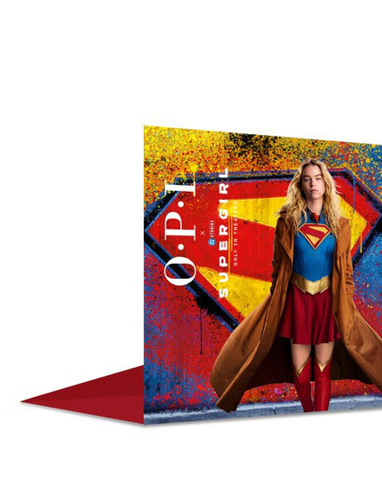 Supergirl Nail Lacquer Display Includes:

(2) - Up Up and ABlaze
(2) - Cape It Real
(2) - Revenge Is Chic
(2) - My Kryptonite
(2) - Power Up Pink
(2) - Heat Vision