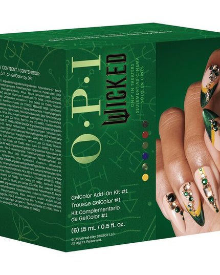 Unleash the magic with a limited-edition collection inspired by Wicked the movie. Witch-ever you choose, spellbinding glow-in-the-dark effects, shimmers, pearls, crèmes, and press-ons will thrillify your nails all season long. A Wicked-ly Beautiful Holiday Collection #OPIxWicked