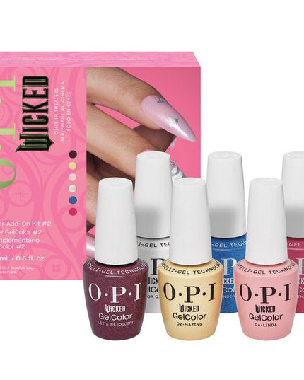 Unleash the magic with a limited-edition collection inspired by Wicked the movie. Witch-ever you choose, spellbinding glow-in-the-dark effects, shimmers, pearls, crèmes, and press-ons will thrillify your nails all season long. A Wicked-ly Beautiful Holiday Collection #OPIxWicked