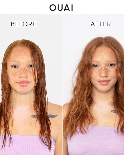 OUAI's Wave Spray is a weightless texture mist for effortlessly chic, undone hair. Infused with rice protein to add hold and memory for that "just got out of the ocean and my hair dried perfectly" look. Travel Spray