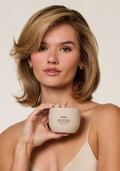 A masque that helps restore hydration, repair damage, and add shine to fine/medium hair with shea butter, panthenol, and hydrolyzed keratin.