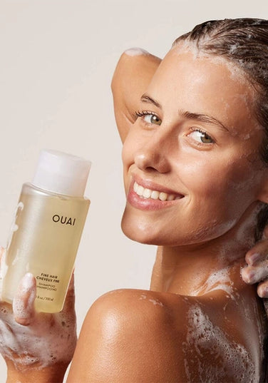 For fine hair, this color-safe, thickening shampoo adds volume & bounce and smells as good as it looks.