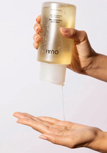 For fine hair, this color-safe, thickening shampoo adds volume & bounce and smells as good as it looks.