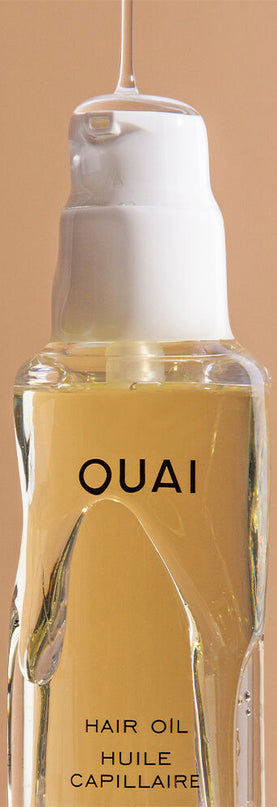 This ultra-lightweight hair oil is color-safe and provides heat protection while fighting frizz and smoothing hair.