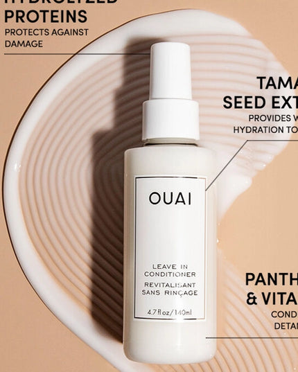 This leave in conditioner detangles hair and protects against heat and damage to reduce frizz and flyaways for perfectly smooth, silky hair.