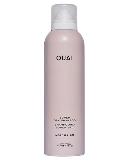 This Super Dry Shampoo absorbs oil, dirt and sweat while blending seamlessly into your strands and leaving it smelling amazing with two long-lasting scents. Cape Town: Smell like you just stepped out of the shower with this refreshing scent that has notes of ginger, spearmint, green fig and basil. Melrose Place: A one-OUAI ticket to L.A., this velvety-rich rose scent is infused with a swoon-worthy blend of bergamot, lychee, white musk and champagne.