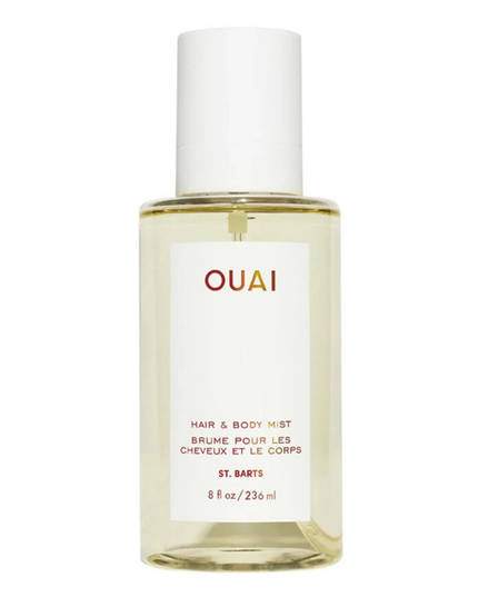 Get transported all the OUAI to the beaches of St. Barts with this luxurious tropical-scented Hair & Body Mist to be spritzed from head to toe, with notes of dragon fruit, orange blossom, tuberose &amp; musk.