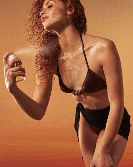 Get transported all the OUAI to the beaches of St. Barts with this luxurious tropical-scented Hair & Body Mist to be spritzed from head to toe, with notes of dragon fruit, orange blossom, tuberose &amp; musk.