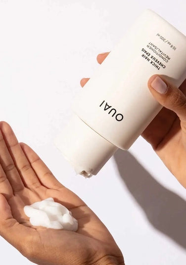 For thick hair, this color-safe conditioner deeply moisturizes to fight frizz, nourish and repair. It also leaves you hair looking and smelling amazing.