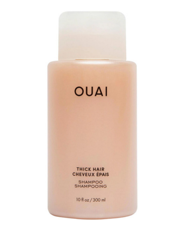 For thick hair, this color-safe shampoo cleanses and deeply moisturizes while strengthening and fighting frizz. It also leaves hair smelling amazing.