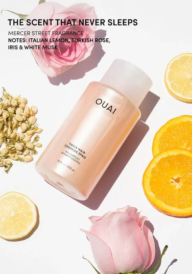 For thick hair, this color-safe shampoo cleanses and deeply moisturizes while strengthening and fighting frizz. It also leaves hair smelling amazing.