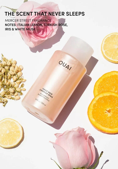 For thick hair, this color-safe shampoo cleanses and deeply moisturizes while strengthening and fighting frizz. It also leaves hair smelling amazing.