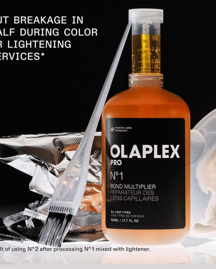 This professional-only repair treatment is the first step of the revolutionary Original Bond Building system offered as a single step so you can restock at your own pace. No.1 is an easy add-in to any color, lighten, and chemical services to help prevent and repair damage as it happens. No need to change the formulas or measurements of your chemical services.