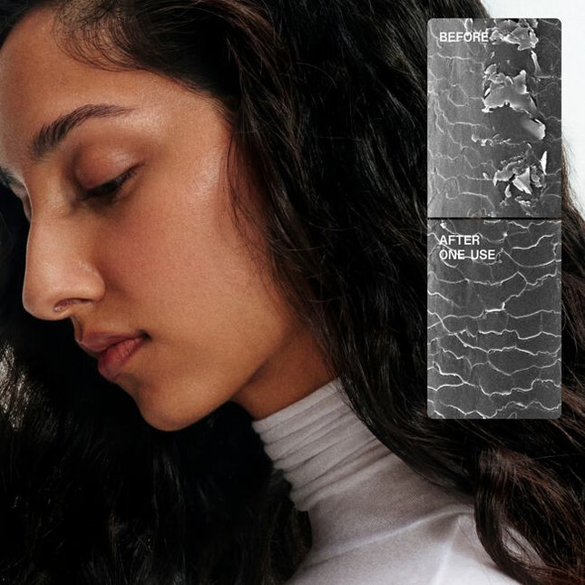 Transform damaged hair in just 3 minutes before you shampoo with N°.3PLUS. This hair damage repair treatment is clinically proven to create 3X stronger,* softer hair.** It rebuilds all 3 hair bonds deep in every strand for 360° repair and damage defense—past, present, and future. For all hair types and all types of damage. Fast. Easy. Protein-free and color-safe. Powered by patented OLAPLEX Bond Building Technology™.