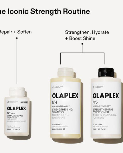 Repair everyday damage in 1 wash.

This #1 best-selling prestige shampoo* strengthens and reinforces bonds for more resilient hair, at a molecular level. The luxuriously nourishing and abundant lather gently cleanses and replenishes hydration– never stripping essential moisture– leaving hair soft and lightweight. Clinically proven to boost shine and reduce split ends and frizz.