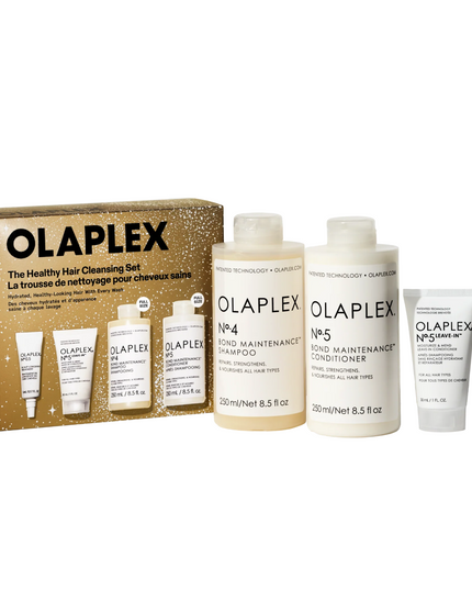 Limited-edition set for hydrated, healthy-looking hair with every wash.

Get the visibly healthy, smooth, hydrated hair you want in one wash with the instant results of the #1 Prestige Shampoo and Conditioner* in full sizes. Seal split ends and protect hair with a travel size of reparative Nº.5LEAVE-IN™ Conditioner. Plus, try the balancing, anti-aging scalp treatment that gets to the root of healthy hair.