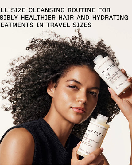 Limited-edition set for hydrated, healthy-looking hair with every wash.

Get the visibly healthy, smooth, hydrated hair you want in one wash with the instant results of the #1 Prestige Shampoo and Conditioner* in full sizes. Seal split ends and protect hair with a travel size of reparative Nº.5LEAVE-IN™ Conditioner. Plus, try the balancing, anti-aging scalp treatment that gets to the root of healthy hair.