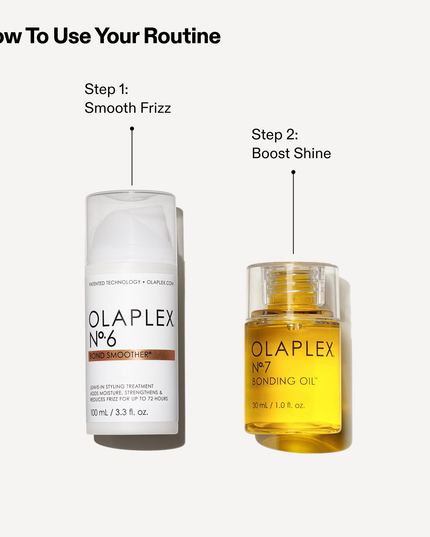 The reparative styling routine for instant shiny, smoother hair and heat protection.