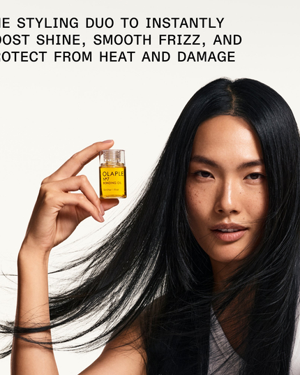 The reparative styling routine for instant shiny, smoother hair and heat protection.