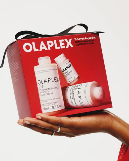 The ultimate holiday upgrade for medium to coarse hair types—this limited-edition 3-step routine reverses damage and strengthens hair for all your seasonal styling. Use N°.3PLUS as a pre-shampoo treatment, followed by N°.4 Shampoo and N°.5 Conditioner for hair that looks and feels like a gift.