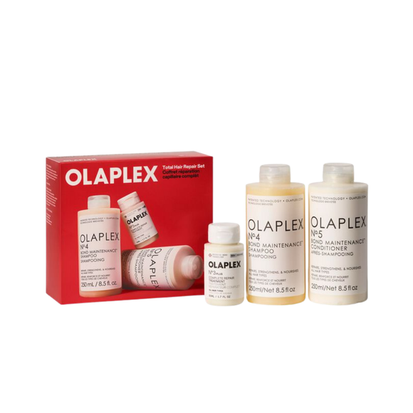 The ultimate holiday upgrade for medium to coarse hair types—this limited-edition 3-step routine reverses damage and strengthens hair for all your seasonal styling. Use N°.3PLUS as a pre-shampoo treatment, followed by N°.4 Shampoo and N°.5 Conditioner for hair that looks and feels like a gift.