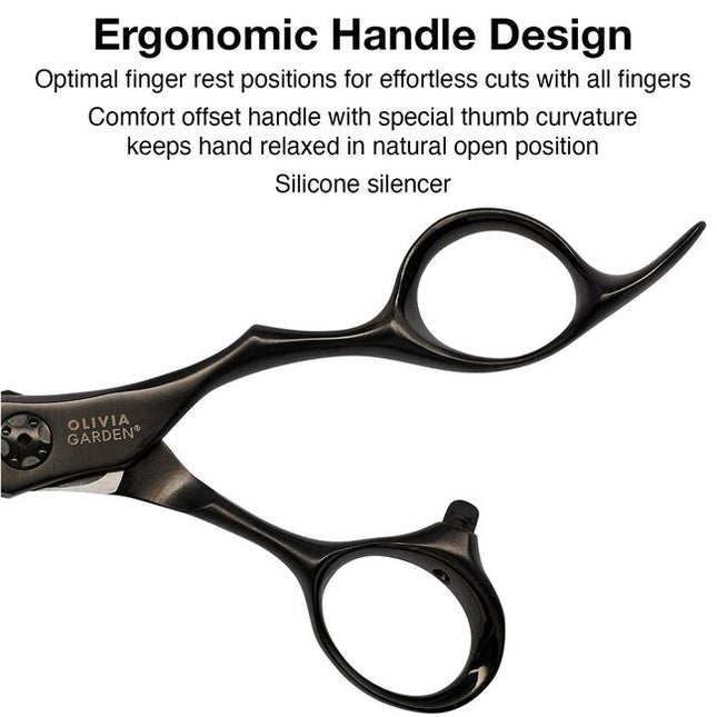 OG Barber Shear Collection
Sharper cuts - Legendary style
Black titanium coating with integrated ball bearing mechanism
Distinctive edgy design - Superior craftsmanship
Unique blade curvature designed to enhance cutting performance