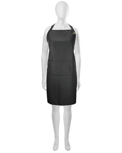The Olivia Garden NewCycle Pro All-Purpose Apron is a sleek, professional salon apron designed for everyday service work—without compromising comfort or sustainability. Made from 100% recycled polyester (created from recycled plastic bottles), this lightweight apron is built to handle busy days behind the chair. Its waterproof, chemical-resistant fabric helps protect against spills, splashes, and stains while staying breathable and easy to wear. 