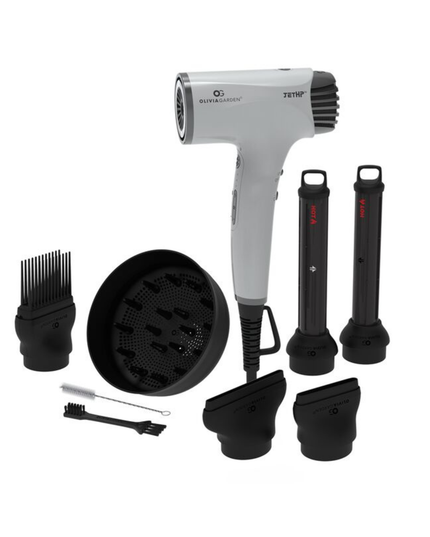 Professional Compact JetHP™ Hair Dryer
Meet your new everyday power dryer—professional performance in a compact, ultra-light design. The JetHP™ delivers fast drying with an advanced brushless motor, intelligent heat control for consistent temperature, and powerful ionic technology to help smooth frizz and lock in moisture.