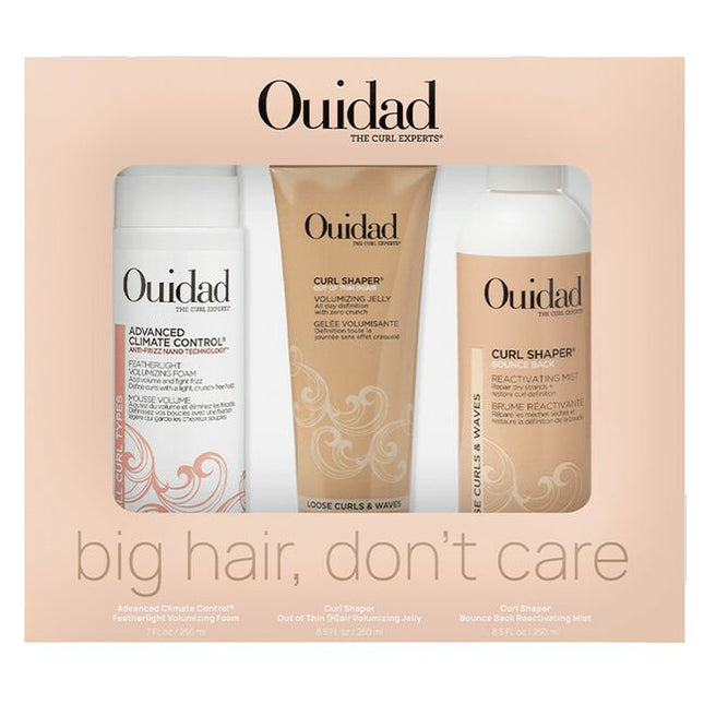 Take your curls to new heights with this trio for voluminous, bouncy curls. Your new go-to for big, defined waves and curls with lasting hold.