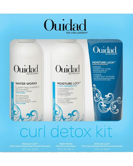Give your curls a reset! This trio deeply cleanses removing stubborn buildup and impurities, prepping hair for maximum moisture and a fresh start.
