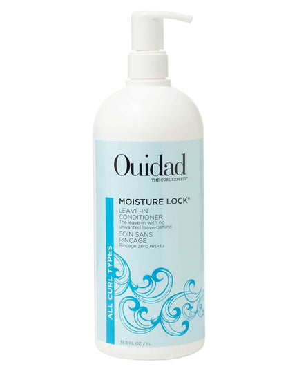 Ouidad's best-selling Moisture Lock® Leave-In Conditioner boosts hydration to encourage curl formation, adds slip for detangling, and primes hair for styling. The breathable formula works by sealing nourishment and hydration into each strand to fight frizz and add shine. Moisturizing arnica and prickly pear botanical extracts, antioxidant-packed green tea, and vitamin B5 help to repair curls and promote hair health.
