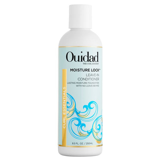 Ouidad's best-selling Moisture Lock® Leave-In Conditioner boosts hydration to encourage curl formation, adds slip for detangling, and primes hair for styling. The breathable formula works by sealing nourishment and hydration into each strand to fight frizz and add shine. Moisturizing arnica and prickly pear botanical extracts, antioxidant-packed green tea, and vitamin B5 help to repair curls and promote hair health.