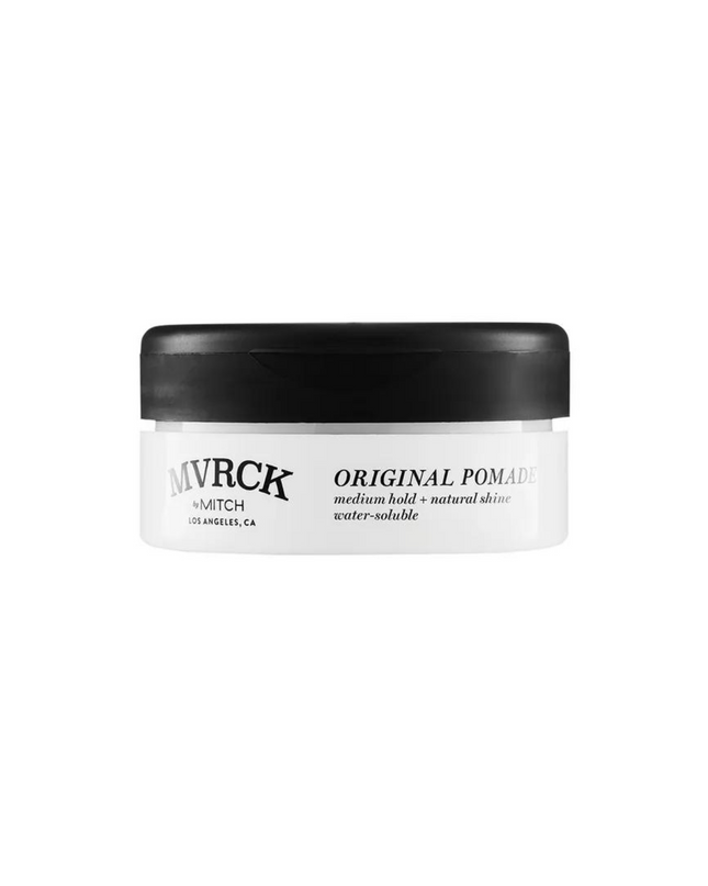 Versatile, water-based pomade for men creates pliable hold and washes out easily.
Create versatile looks from classic, slick-backed hairstyles to the latest street styles with this pliable, medium hold pomade. It provides texture and control with a natural-shine finish and an energizing agave citrus scent. The water-soluble formula won’t flake and washes out easily with shampoo.