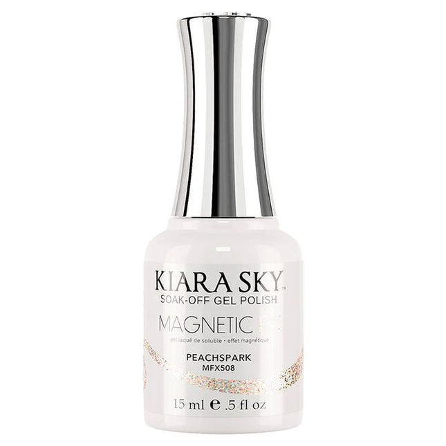 Experience the magic of magnetized nails with the Kiara Sky MagneticFX Collection. This stunning range of cat-eye gel polishes brings depth, dimension, and shimmer to every manicure. Infused with ultra-fine magnetic pigments, each shade transforms under the swipe of a magnet to reveal a mesmerizing, multi-dimensional effect.