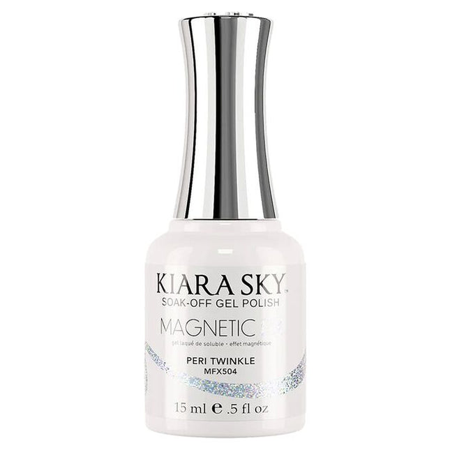 Experience the magic of magnetized nails with the Kiara Sky MagneticFX Collection. This stunning range of cat-eye gel polishes brings depth, dimension, and shimmer to every manicure. Infused with ultra-fine magnetic pigments, each shade transforms under the swipe of a magnet to reveal a mesmerizing, multi-dimensional effect.
