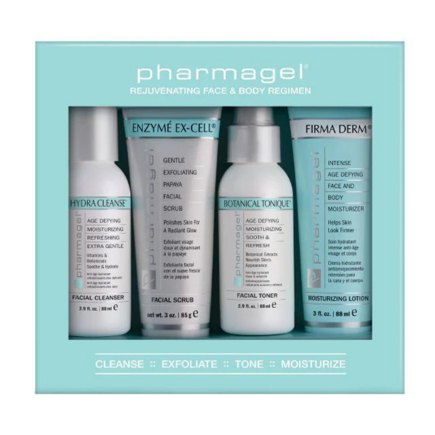 Pharmagel Rejuvenating Daily Express Face & Body Regimen