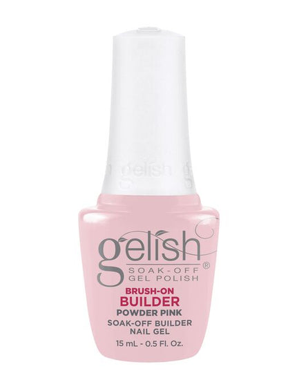 Gelish's Brush-On Builder is an all-in-one gel product that can extend, overlay, build, and create nail art. The LED cured gel coat has a unique self-leveling formula that provides perfect control to prevent sidewall flooding!