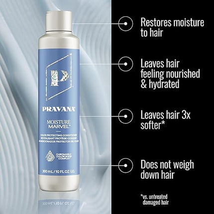 Luxurious conditioner formulated with Chromasilk Color Shine Complex and Hyaluronic Acid to restore moisture, shine, and enhance color protection for normal to dry, color-treated hair.