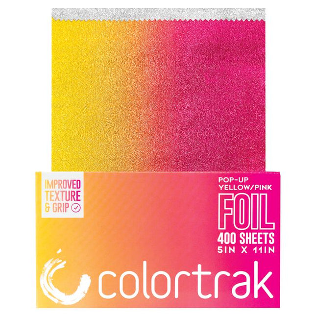 Prepare to surf the spectrum of hues with the all-new Colortrak Gradient Foils! Whether you're seeking a soft whisper of purple to pink, a bold declaration of pink to yellow, or the vibrant transition of green to yellow, these hair foils are your stylistic ace up the sleeve.
