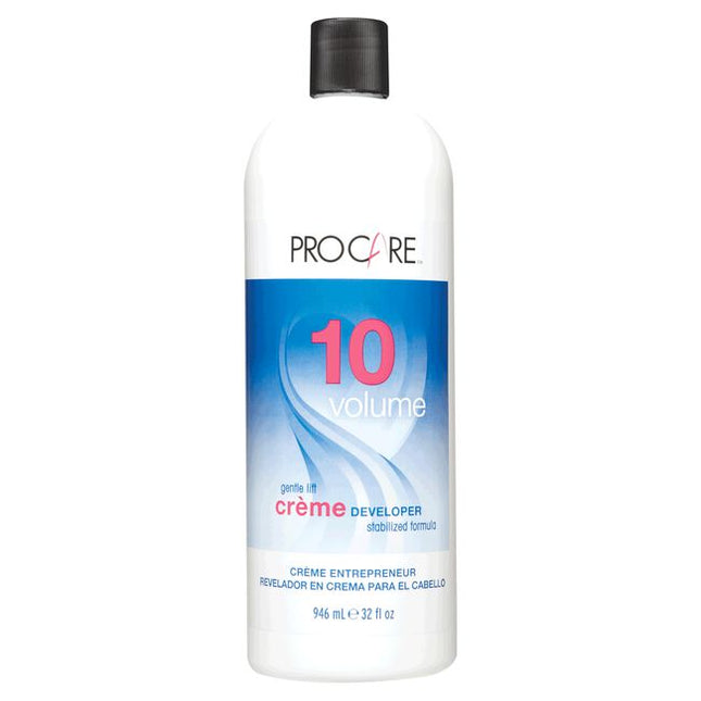 Hydrox ProCare Creme Developer works with all permanent hair colors or lighteners.&nbsp;Designed for superior gray coverage and for standard lightening action, this creme developer mixes easily with any chosen permanent hair colors or lighteners when lightening up to two levels.