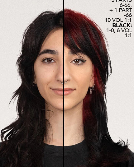 FACTION8 permanent color delivers the highest level of vibrant color payoff. The boldest reds, brightest coppers, and most punched up violets deliver on one key promise: vibrancy.