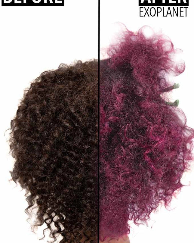 Pulp Riot's bold semi-permanent color is long lasting, intensely vivid, and fades on tone.