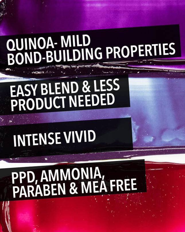 Pulp Riot's bold semi-permanent color is long lasting, intensely vivid, and fades on tone.