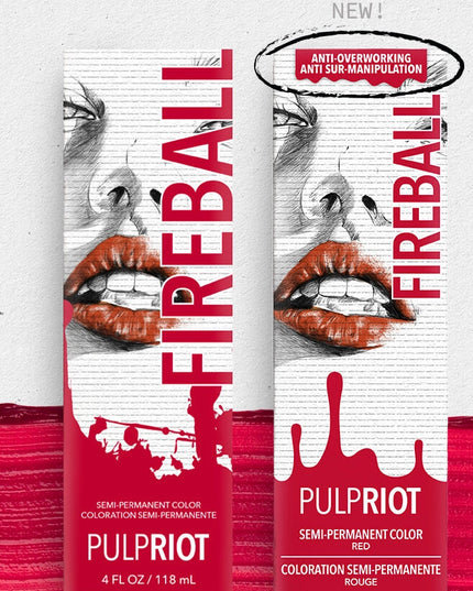 Pulp Riot's bold semi-permanent color is long lasting, intensely vivid, and fades on tone.