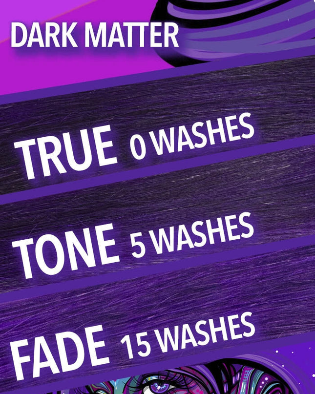 Pulp Riot's bold semi-permanent color is long lasting, intensely vivid, and fades on tone.