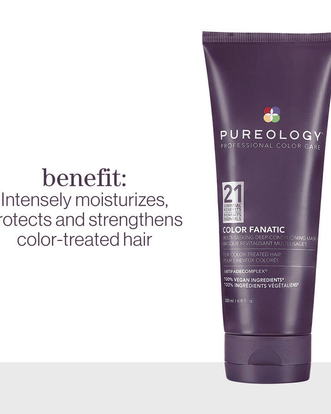 Intensely moisturizing treatment mask with 21 benefits that restores, protects, and strengthens color-treated hair.
